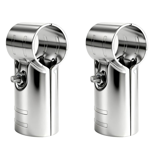 2 Sets T Pipe Clamp, 1-1/4" (32mm) OD Stainless Steel Tee | Hand Tools - Image 1