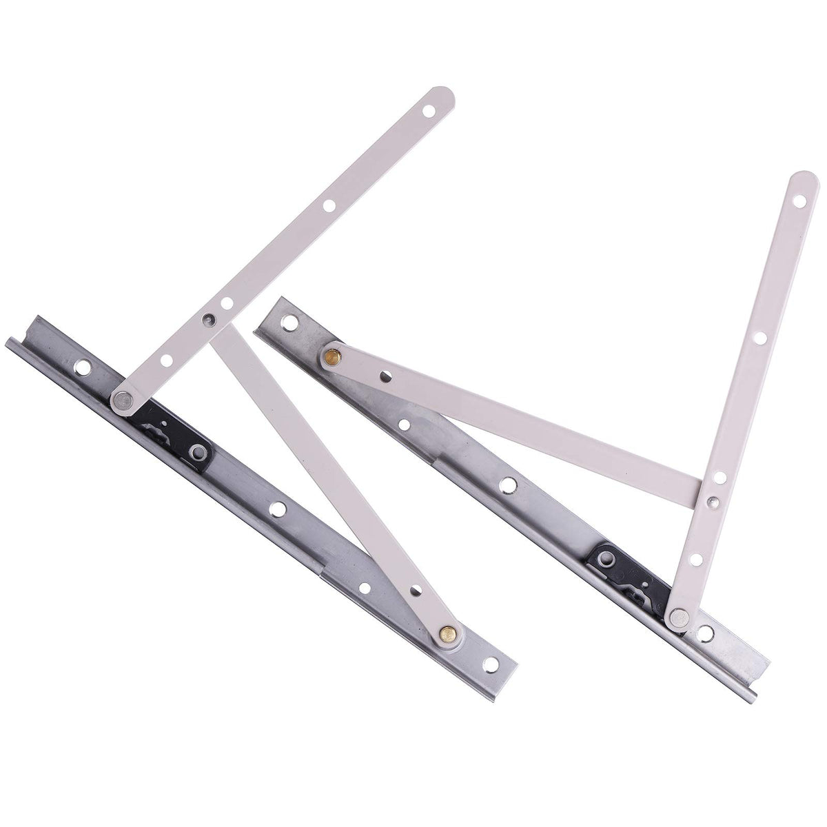 1 Pair Casement Window Hinge, 10 Inch Stainless Steel - Image 1