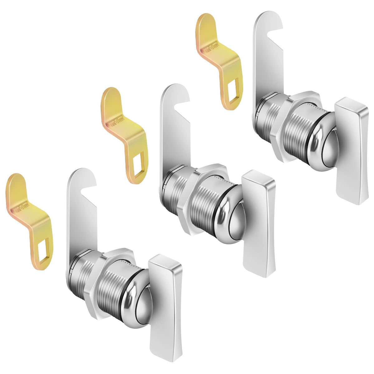 1-1/8" 3Pcs RV Locks for Storage Door, Compartment Door - Image 1