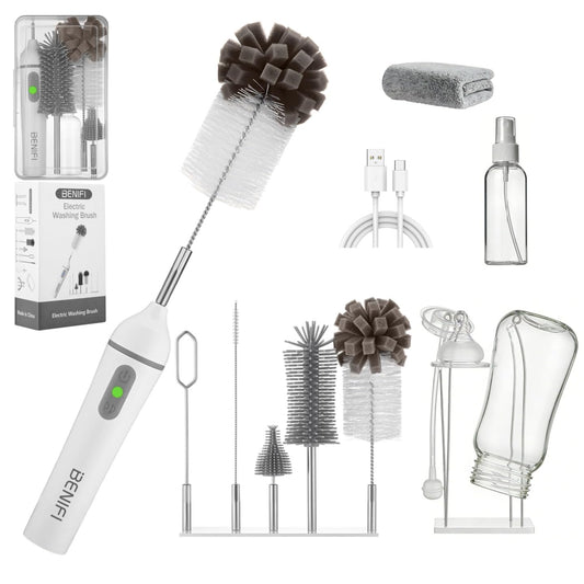 Electric Bottle Cleaner Pro, 11 in 1 Baby Bottle Brush - Image 1