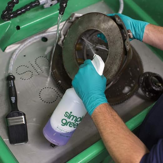 Simple Green Pro HD Purple Concentrated Cleaner & Degreaser - Heavy Duty, Professional, Automotive, Restaurant, Grills, Ovens (32 oz Spray @Heavy Strength and 1 Gal Concentrate Refill)
