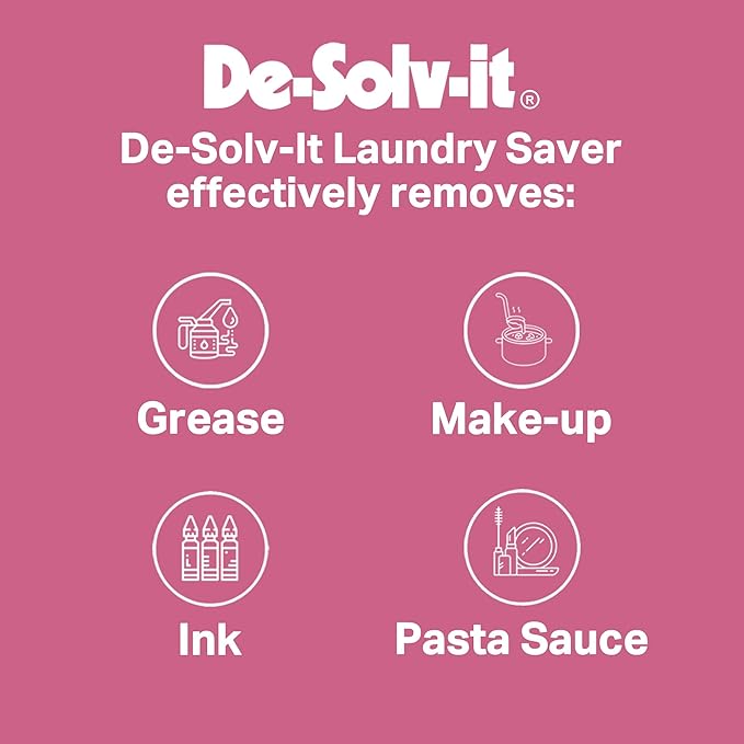 Orange-Sol De-Solv-It Laundry Saver, Instant Laundry Stain Removers, Spray and Wash Stain Remover, Powerful Spray Wash Formula, Hair & Skin-Safe, 12-Ounce, 3-Pack