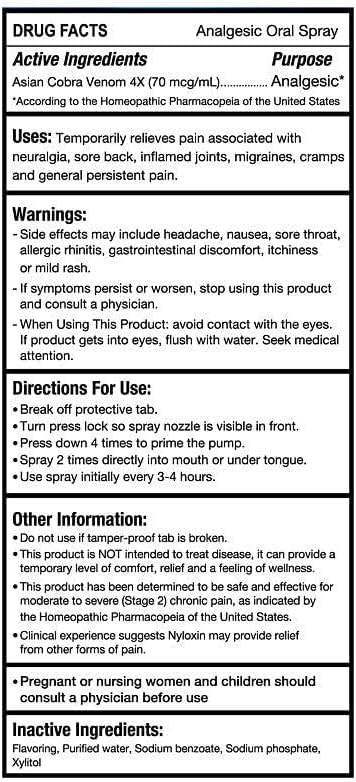 Nyloxin Easy Squeeze Bottle (2oz) & Flavored Oral Spray (1oz)