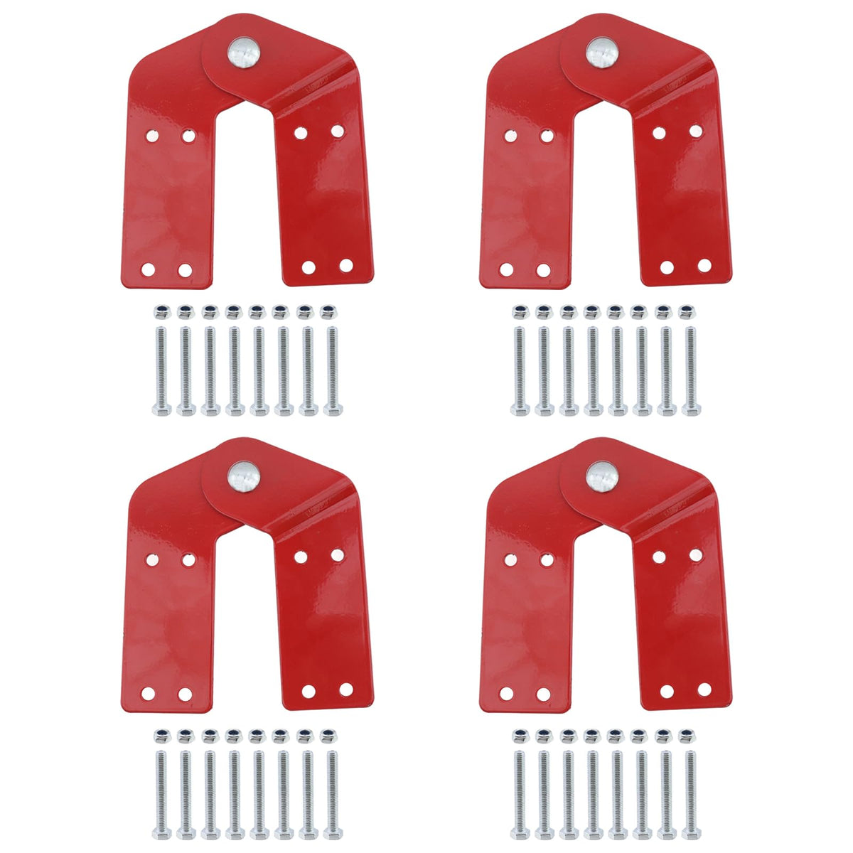 Coshar 4Pcs Attic Ladder Hinge Replacement Kit - Image 1