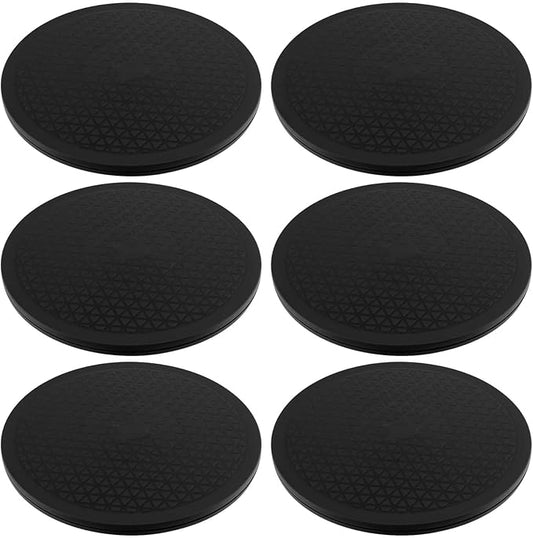 JAPCHET 6 Pack 12 Inch Bonsai Turntable, Heavy Duty Rotating Lazy Susan Turntable Garden Swivel Stand Turntable, 44lbs Loading Capacity