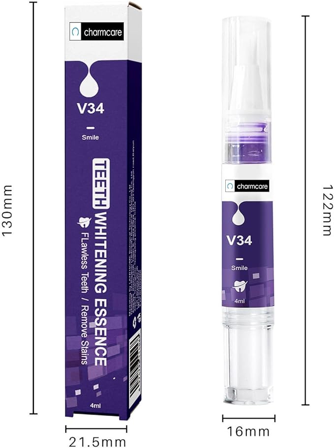 Teeth Whitening Gels Pen,Remove Stains Effective Painless Insensitive Fresh Fragrance, Travel/Dating-Friendly Color Correcting for Tooth Stain Removal (1PCS)