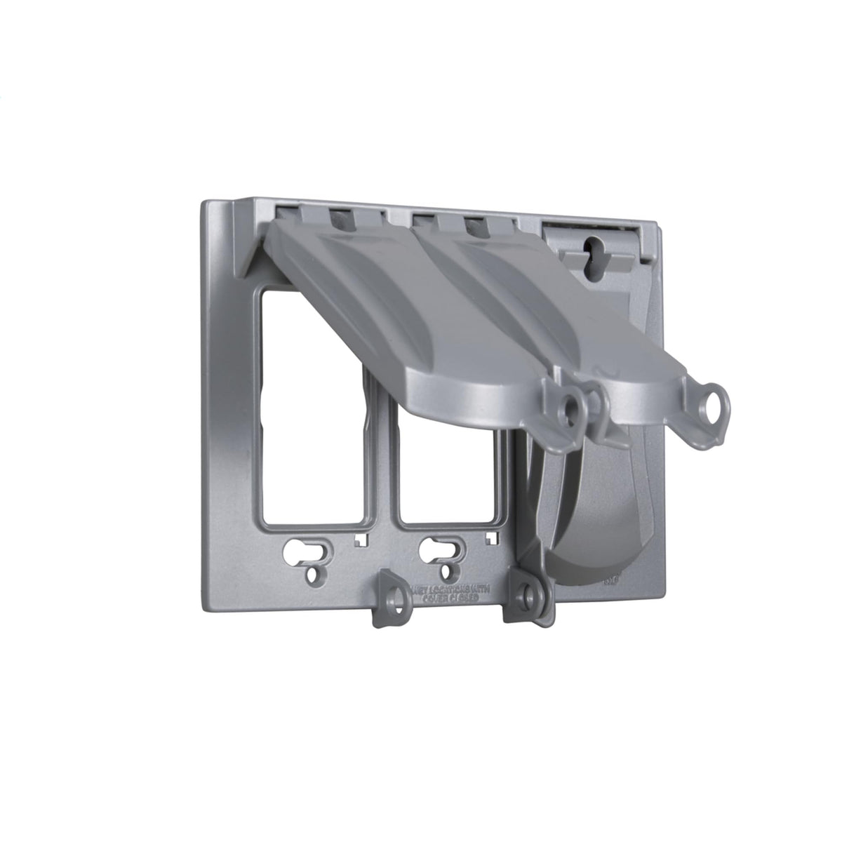 BELL 3-Gang Weatherproof Universal Metal Flip Cover, 125-in-1 - Image 1