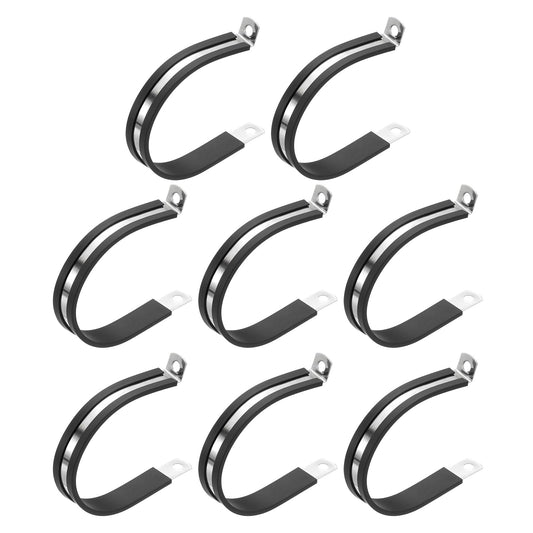 PATIKIL 2-1/2 Inch Cable Clamp,304 Stainless Steel 8Pack - Image 1