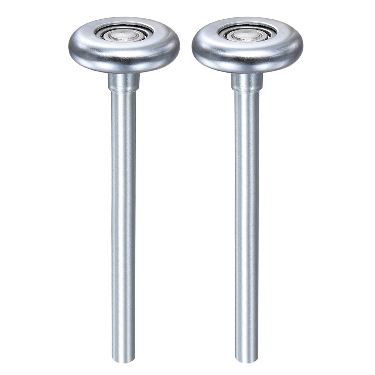 uxcell 2pcs 1.8" Steel Garage Door Rollers for 2" Garage Track 7" - Image 1
