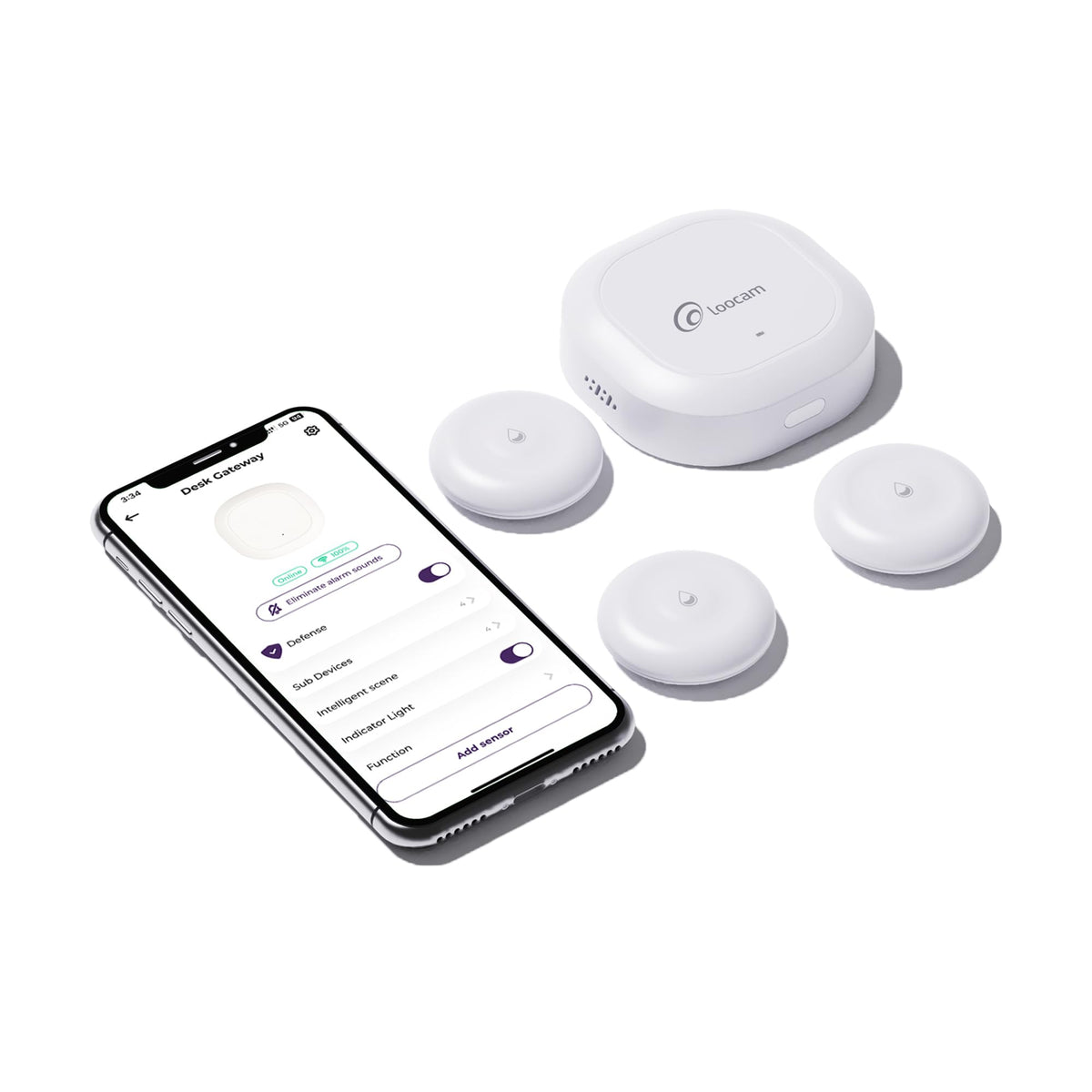 Water Leak Detector 3 Pack & Smart Hub for Home - Image 1