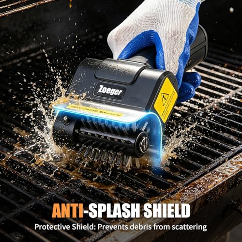 Upgraded Electric Grill Brush, High Torque 2-in-1 Kit Power BBQ - Image 5