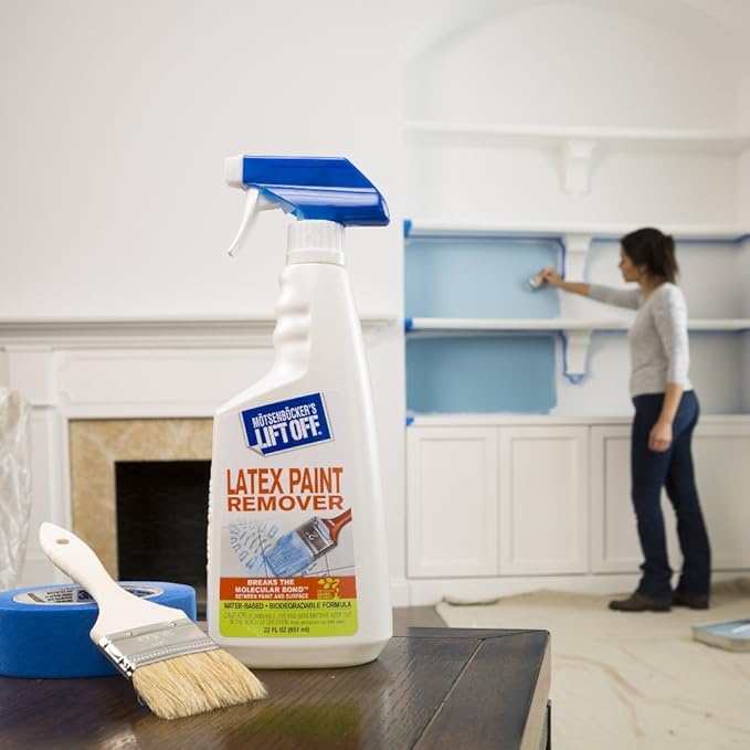 Motsenbocker’s Lift Off 41301-6PK Latex Paint Remover Spray – Safely Removes Latex Paint, Acrylics & Enamels from Multiple Surfaces, Water-Based, Biodegradable – 22 fl oz (Pack of 6)