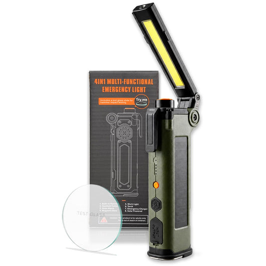AutoManiacs All-in-1 Car Safety Tool, Solar Rechargeable - Image 1