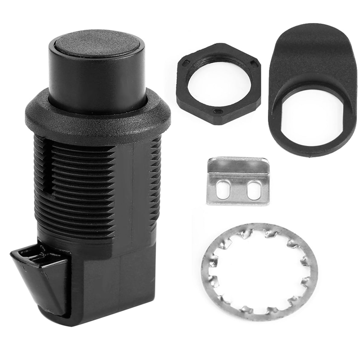 Push Button Latch Kit, ABS Boat Glove Box Latch - Image 1