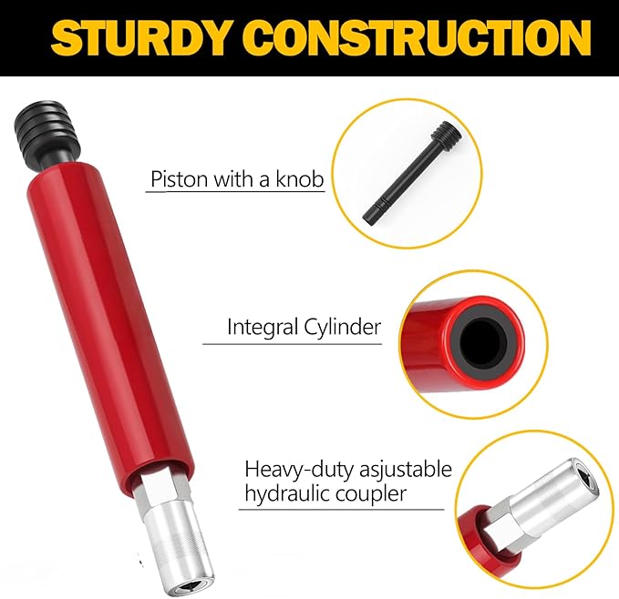 SOVLE Grease Fitting Cleaning Tool, Grease Zerk Buster Remove Old Dried Grease from Fittings, Pins, Shafts, Bushings, and Joints for Tractors, Excavators, Heavy Machinery (with Replacement Part)
