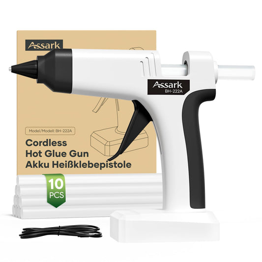 Cordless Hot Glue Gun, 6000mAh 60-Min Battery - Image 1