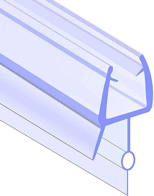 Frameless Shower Door Bottom Seal, 2 PCS 1/4" x 36" Shower Door Sweep for 1/4 Inch Glass, Glass Shower Door Seal Strip, Stop Shower Leaks and Create a Water Barrier(9A6)