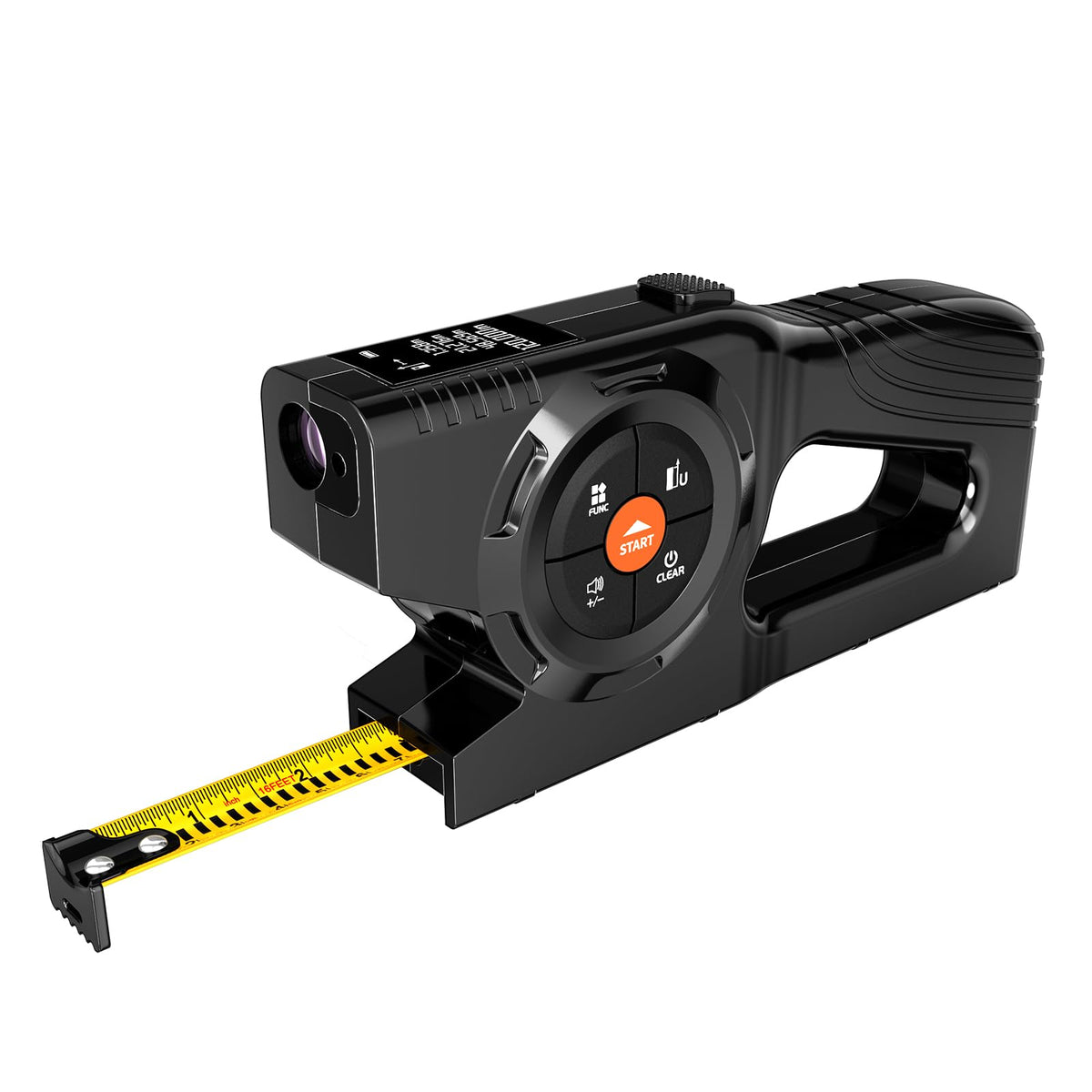 3-in-1 Digital Tape Measure, 196Ft Laser Measurement Tool - Image 1