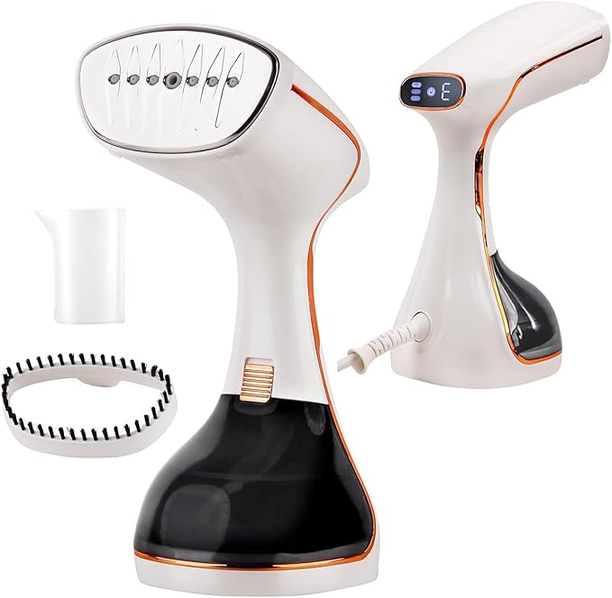 Handheld Clothing Steamer, 1430W High-Power 320ml Large Capacity Clothing Wrinkle Remover, 20s Fast Preheating Multifunctional Iron with A Maximum Steam Flow Rate of 0.74oz/min (White)