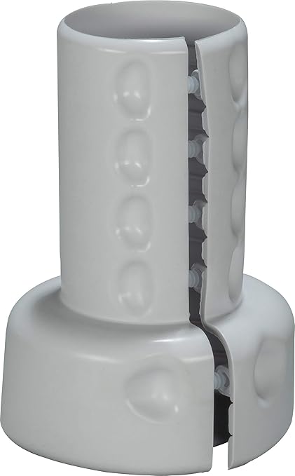 Truebro 82198 Lav Guard 2 100 Series Undersink Molded Vinyl Adjustable Center/End Outlet Waste 2 Basket Strainer Covers, 107 E-Z, China White