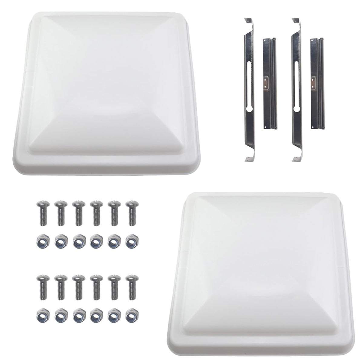 14"x14" RV Roof Vent Cover, 2-Pack - Image 1