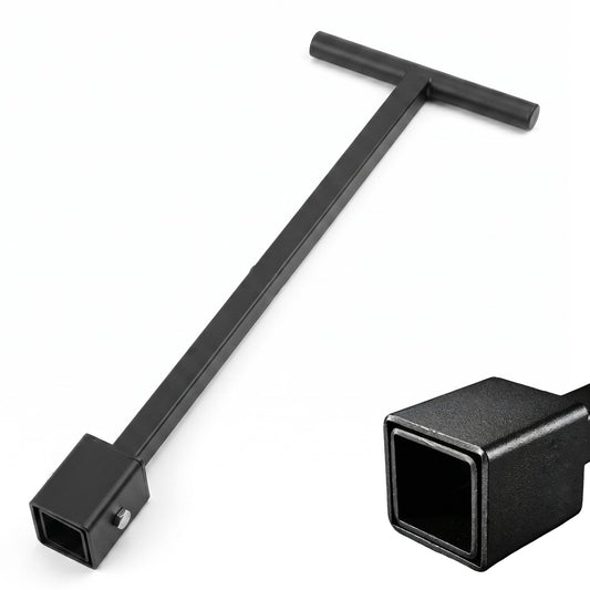 2-in-1 Sewer Cleanout Plug Wrench,27" Extended Reach | Hand Tools - Image 1
