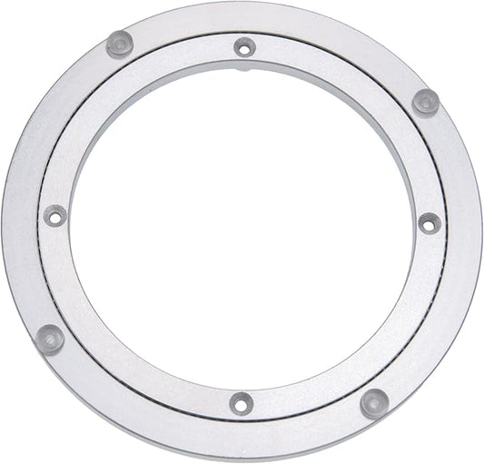 Aluminum Heavy Duty Lazy Susan Rotating Turntable Bearing Swivel Plate Hardware for Dining-Table (8 inch)