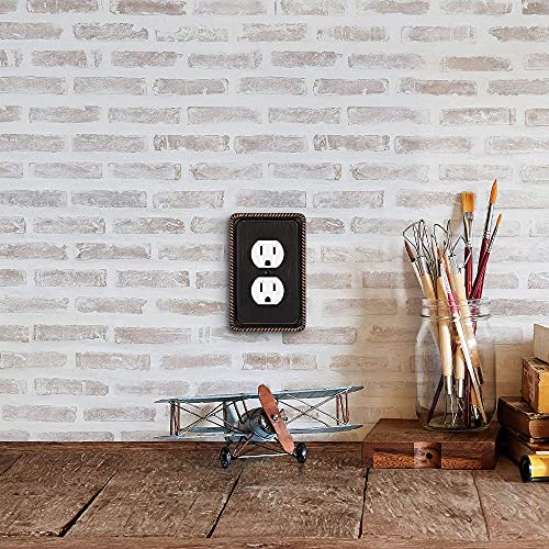 Rope Edge Decorative Wall Plate Switch Plate Outlet Cover - Image 7