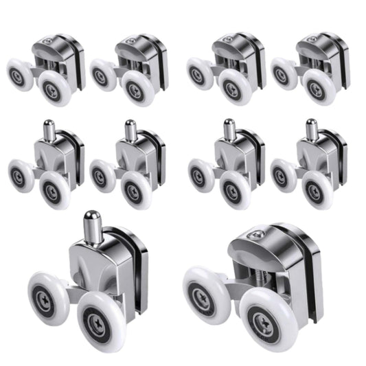 Shower Door Rollers Rv Parts - 10 Pcs Zinc Alloy Wheels - Image 1
