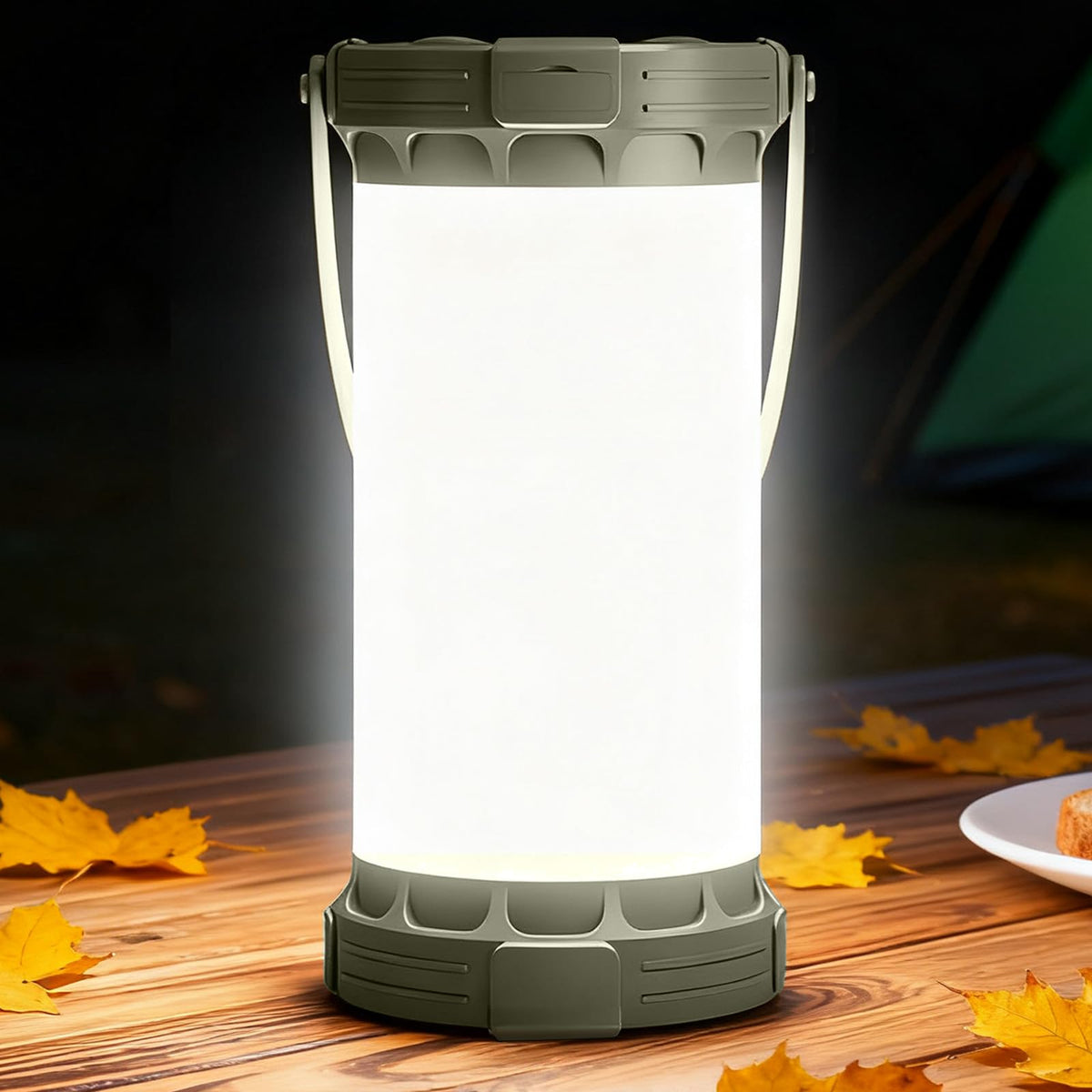 Glocusent LED Rechargeable Camping Lantern, Camping Light - Image 1
