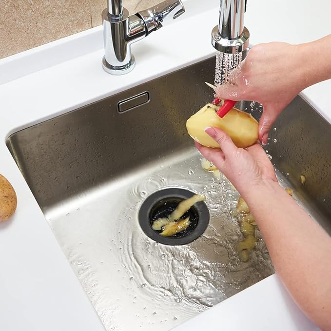 BOTEMY B9173 Kitchen Sink Drain Assembly 3-1/2 inch with Removable Sink Strainer Basket/Stopper 304 Stainless Steel (Matte Black)