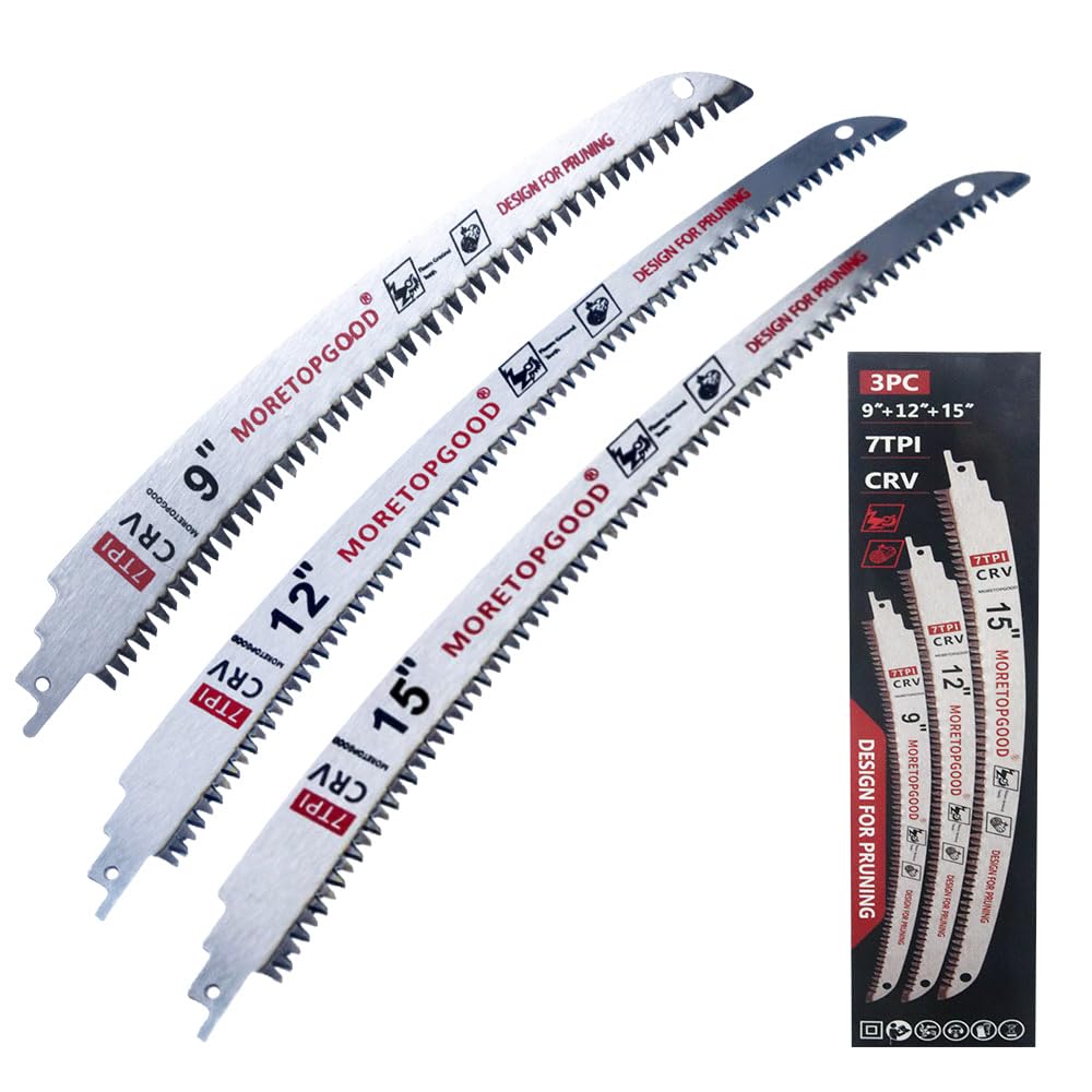 9"/12"/15" Arc Edge Reciprocating Saw Blade, 3 Pack - Image 1