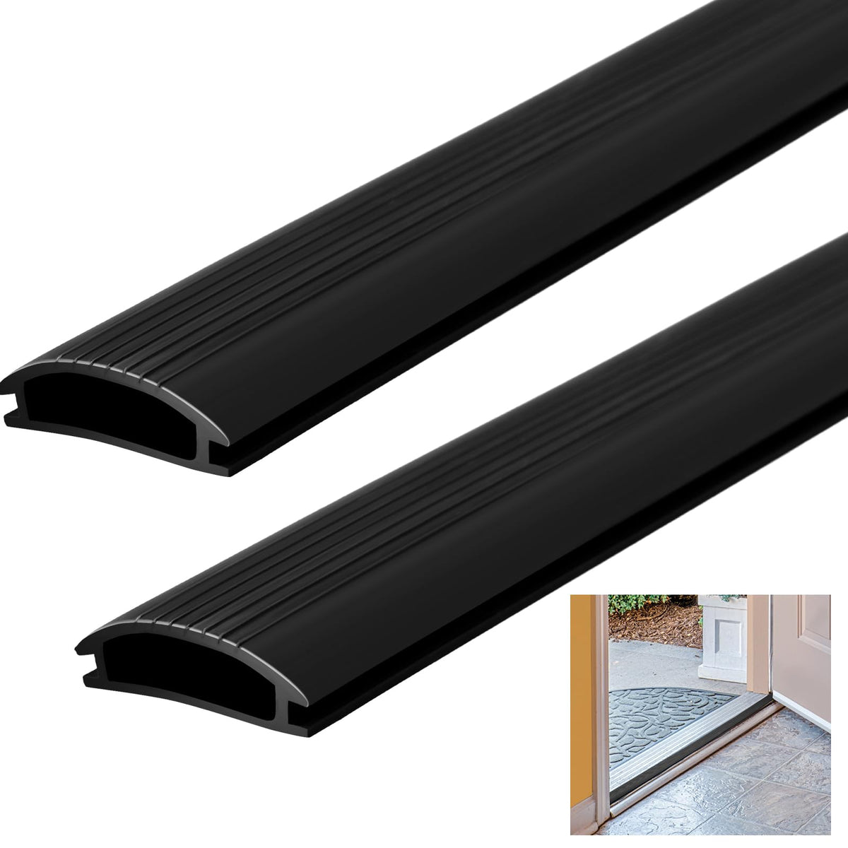 2 Pcs 36 Inch Vinyl Replacement Insert for Adjustable Height - Image 1