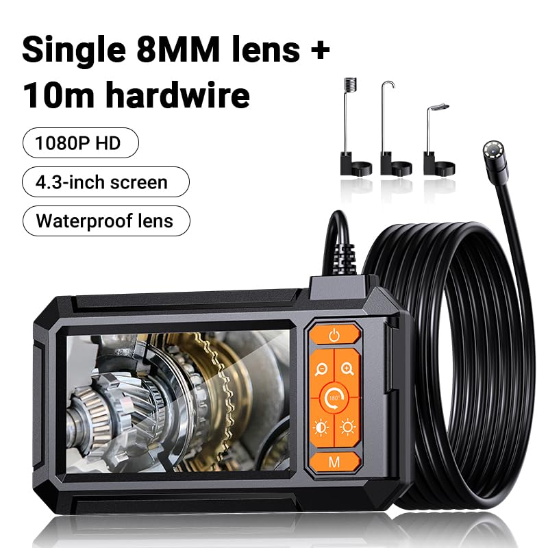 32.8-Foot Flexible Cable Endoscope Camera with Light - Image 3