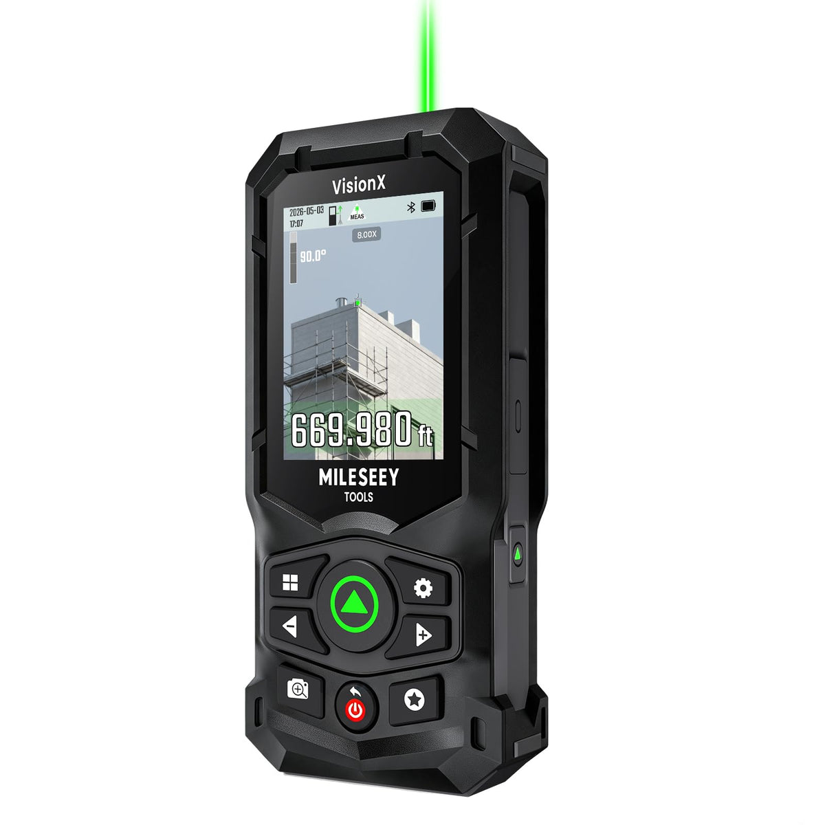 MILESEEY S50C Green Laser Measure with Camera, 8× Digital Zoom - Image 1