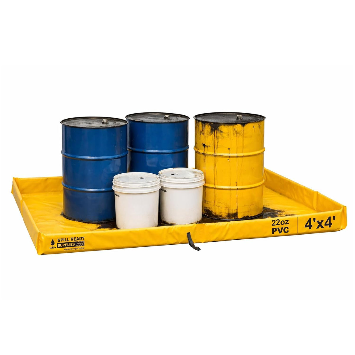 4' x 4' Duck Pond Spill Containment Berm, 22 oz PVC - Image 1