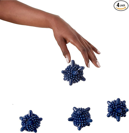 Esembly Agitators, Washer Dryer Balls for Cleaner Softer Laundry, Reusable Eco-Friendly Silicone Laundry Dryer Balls, 4 Pack