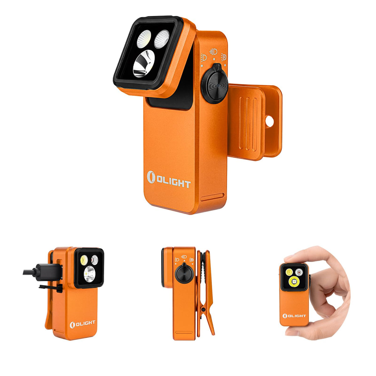 OLIGHT Oclip 2 Pro Rechargeable EDC Flashlight, Clip-on Light - Image 1