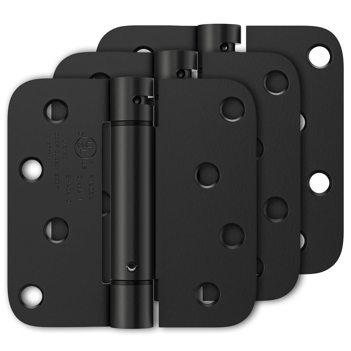 3 Pack Self Closing Door Hinges, 4 Inch - Image 1