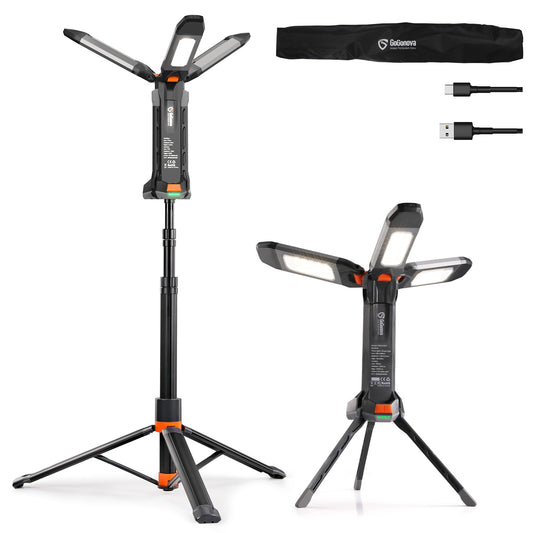 gogonova Rechargeable LED Work Light with Stand, 4 in 1 - Image 1