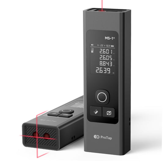 2-in-1 Laser Measure & Line Laser 393 FT - Distance Meter - Image 1