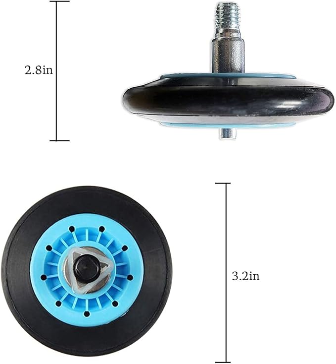 [DC97-16782A Roller OEM Mania] DC97-16782A 4-PACK NEW OEM Produced KOREAN ORIGIN for SAMSUNG Dryer Drum Roller Replacement Part DC97-07523A PS4221885 AP5325135