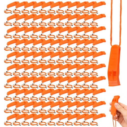 110 Pcs Emergency Whistles with Lanyard, Safety Whistle - Image 2