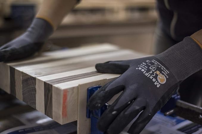 MaxiFlex 34-874 Seamless Knit Nylon Gloves with Nitrile Coat and Micro Foam Grip on Palm and Fingers