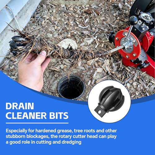 Drain Snake Drill Attachment, Multi-Functional Spherical - Image 6