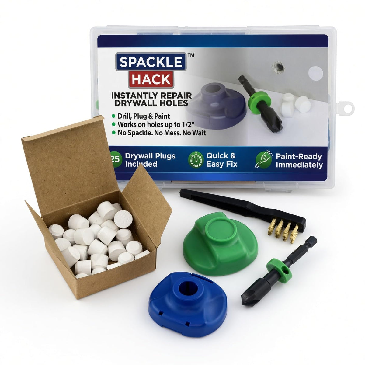 3-Step Drywall Repair Kit - No Spackle, No Waiting - Image 1