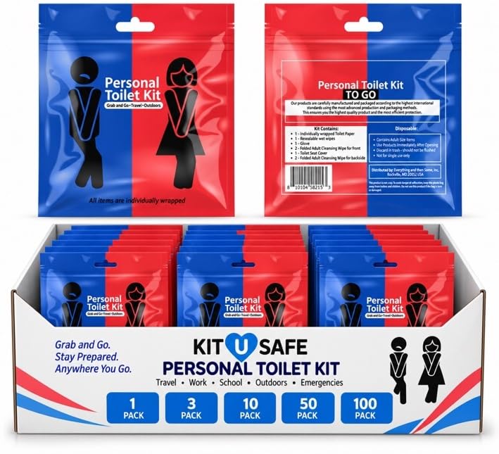Public Restroom Kit: Pack of On-the-Go Bathroom Kits - Image 1
