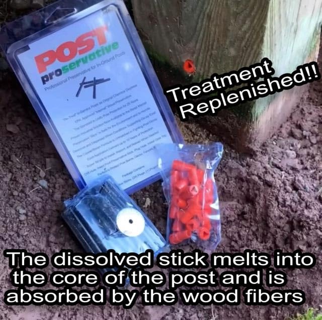 Post Proservative, Fence Repair Kit to Re-Treat existing posts - Image 7