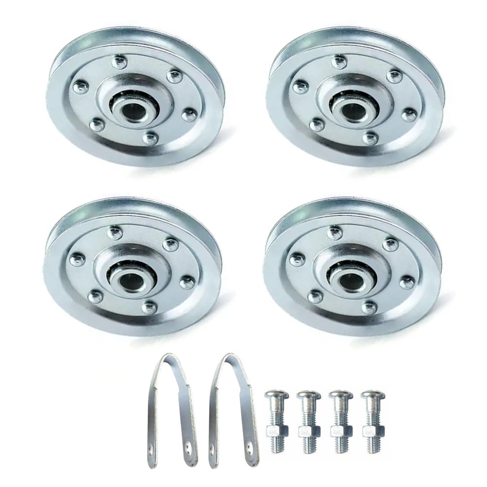 Garage Door 3"" Pulley Kits, Kits Including 2 Stationary Pulleys - Image 1