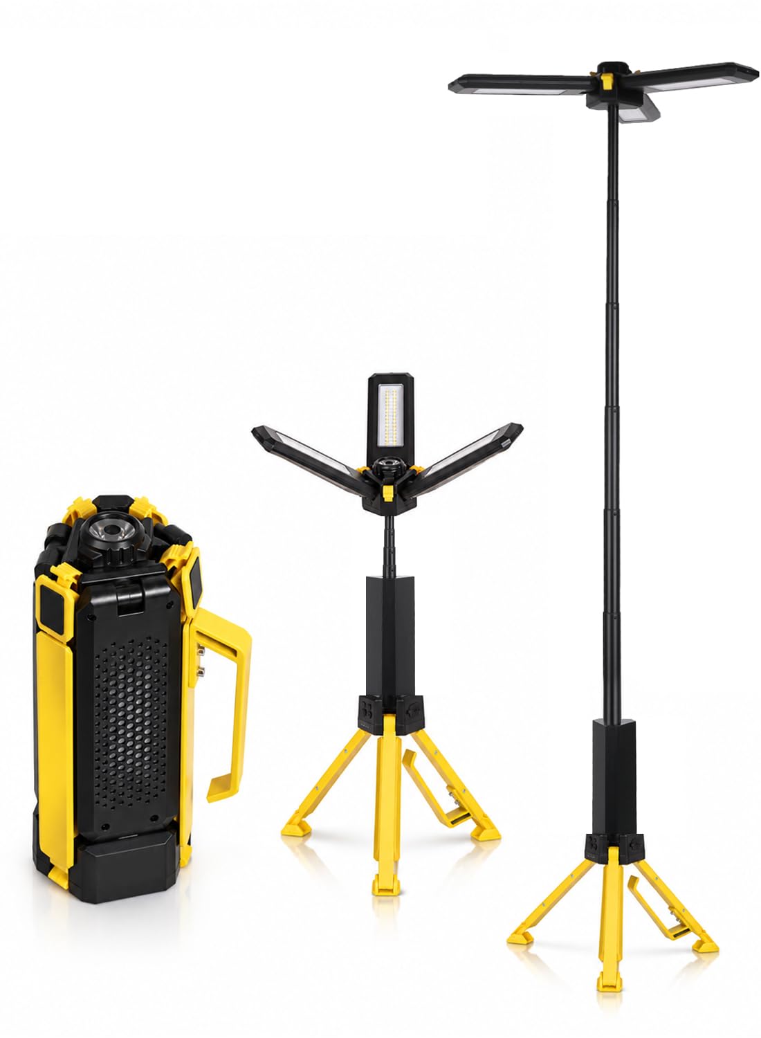 15000mAh Rechargeable Telescopic Camping Light, Portable - Image 1